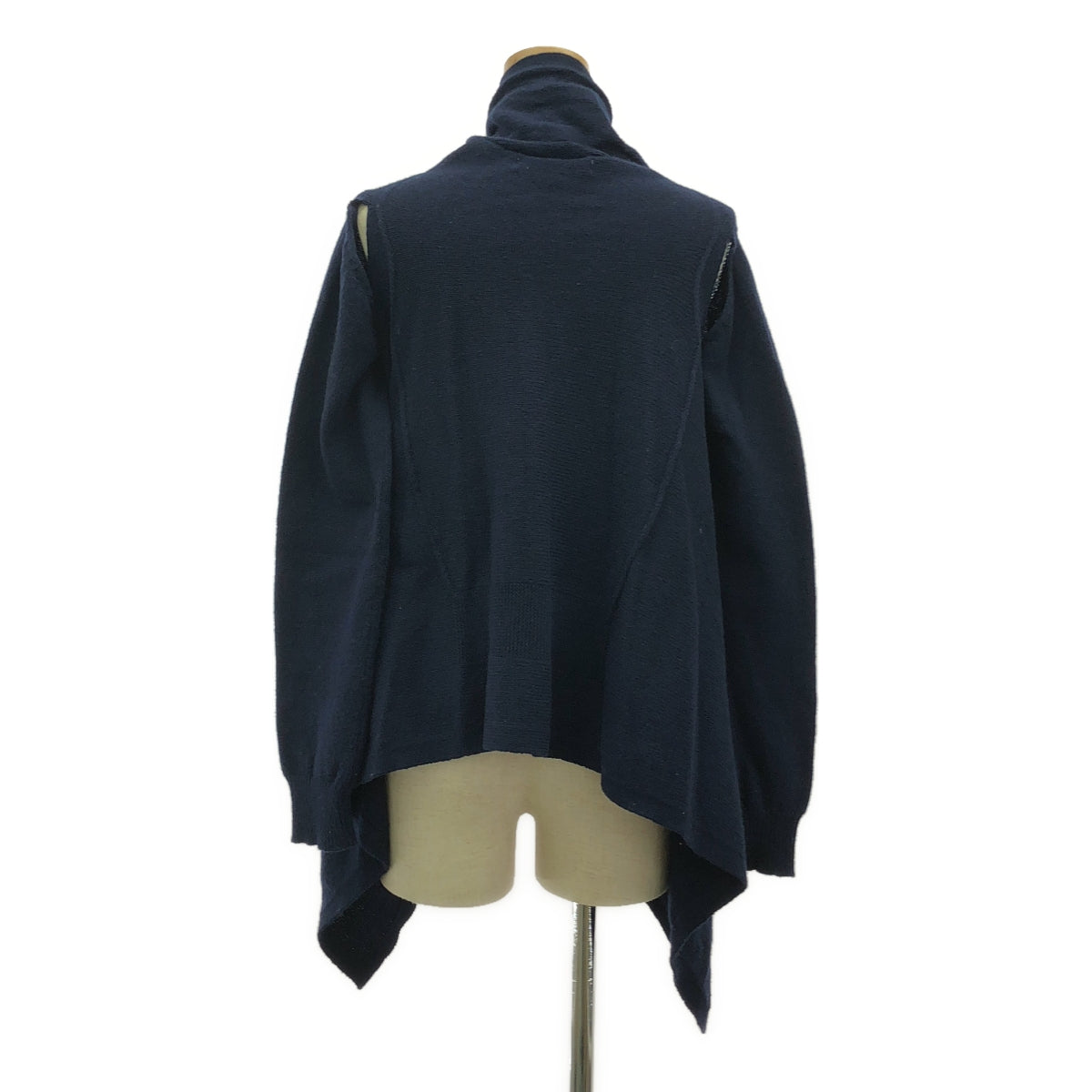 COMME des GARCONS | 2009AW | Wool draped shawl collar cardigan | M | Women's