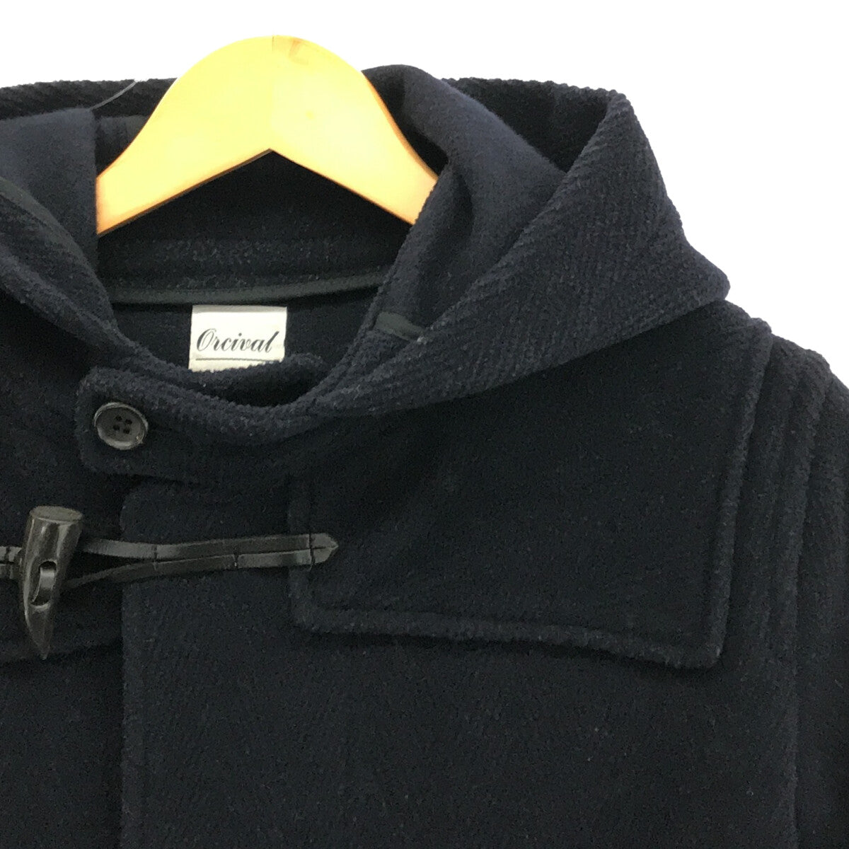 ORCIVAL / 奧爾西瓦爾 | LE TINTE 羊毛純色粗呢大衣 Letinte | 1 |海軍 |女性的