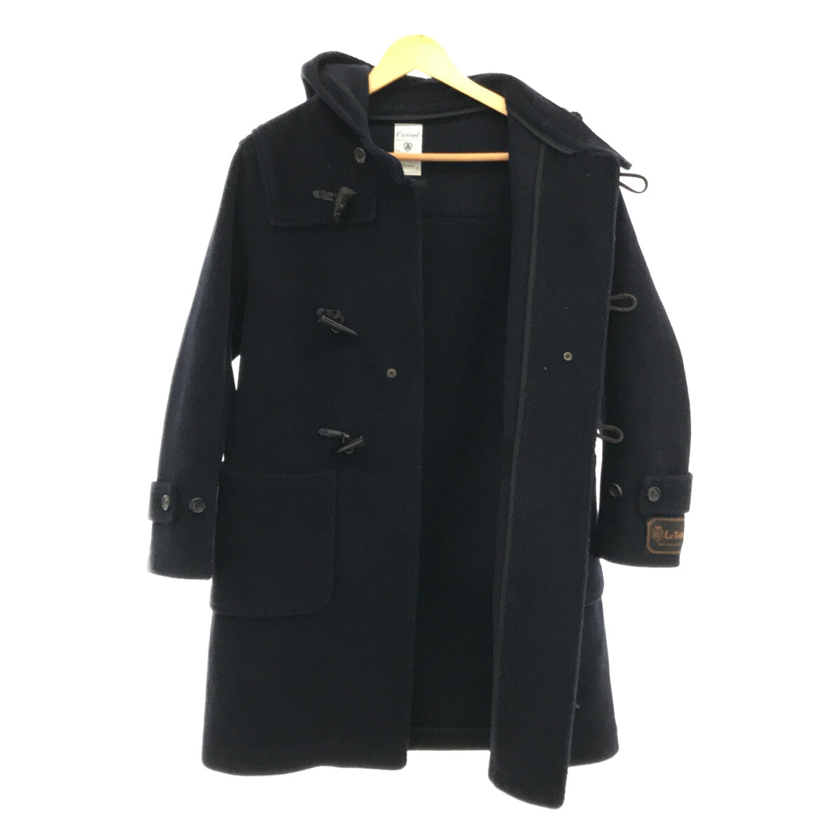 ORCIVAL / 奧爾西瓦爾 | LE TINTE 羊毛純色粗呢大衣 Letinte | 1 |海軍 |女性的