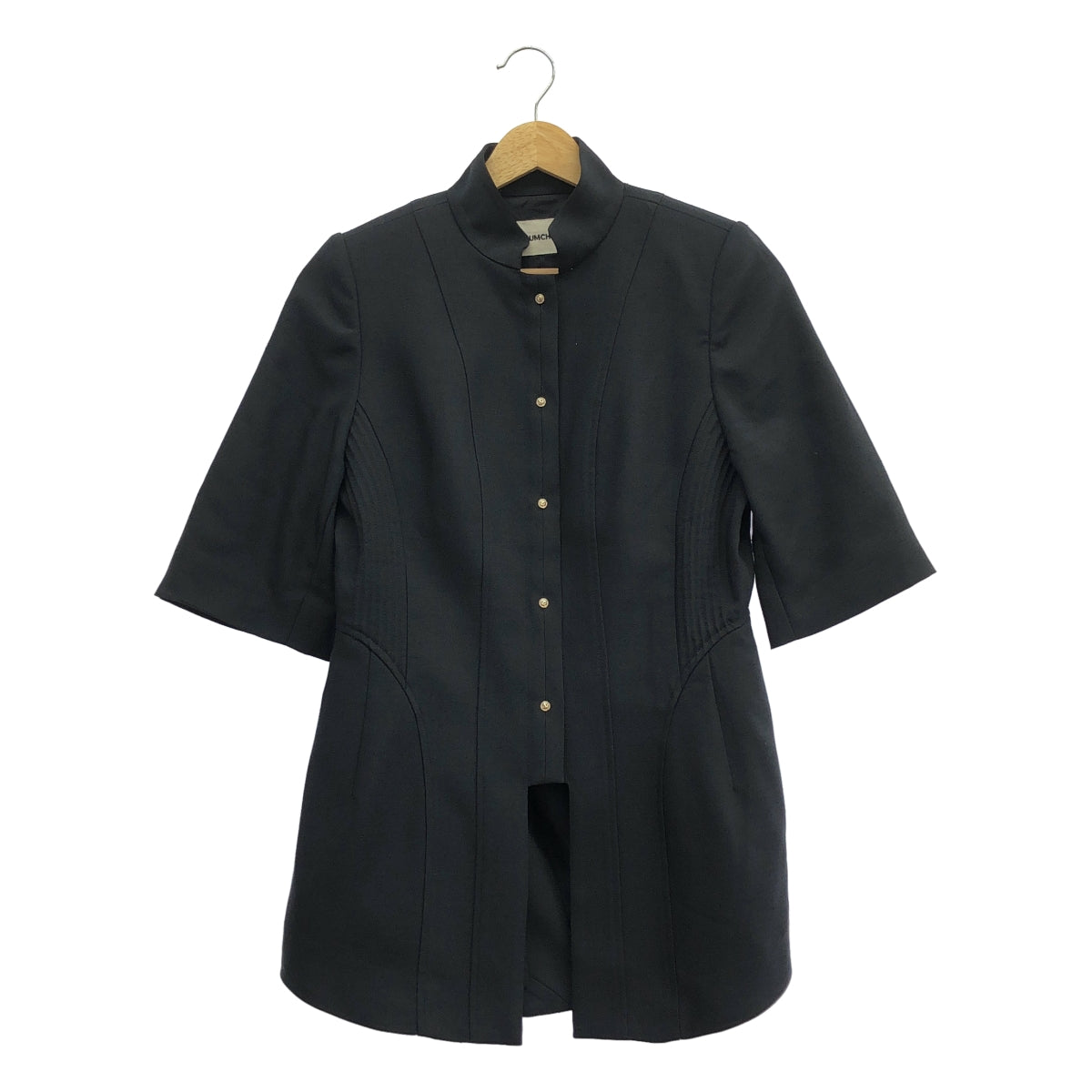 RUMCHE / 램 쉐 | 2025SS | Stand Collar Jacket 하프 슬리브 스탠드 컬러 재킷 | F | 여성