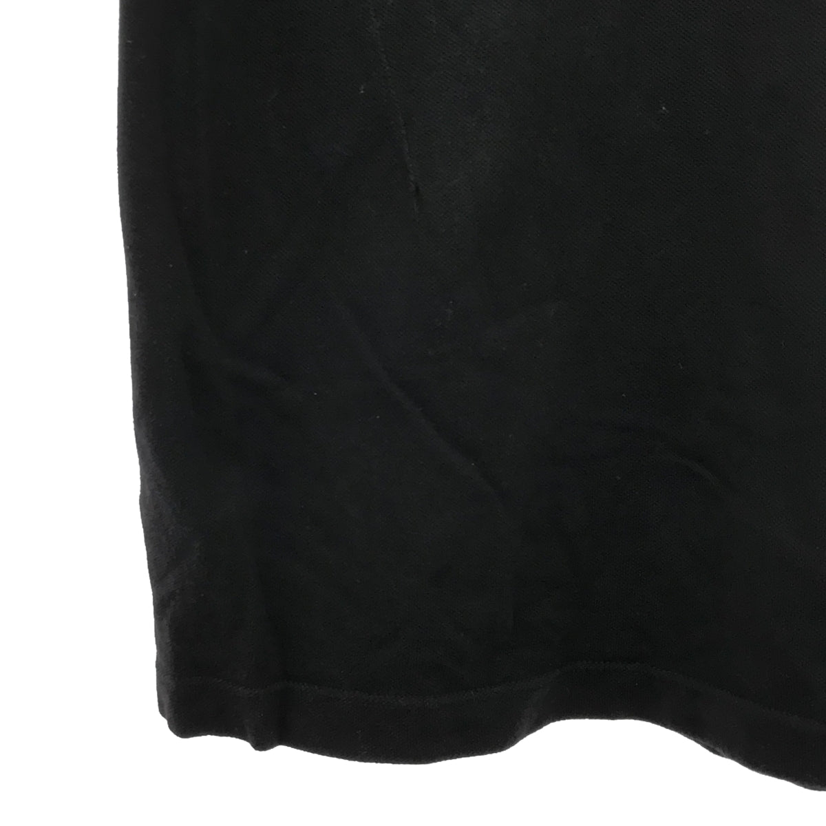 RAF SIMONS / ラフシモンズ | × FRED PERRY フレッドペリー デタッチャブルカラー ロゴ刺しゅう 半袖ポロシャツ | 40 | ブラック | メンズ