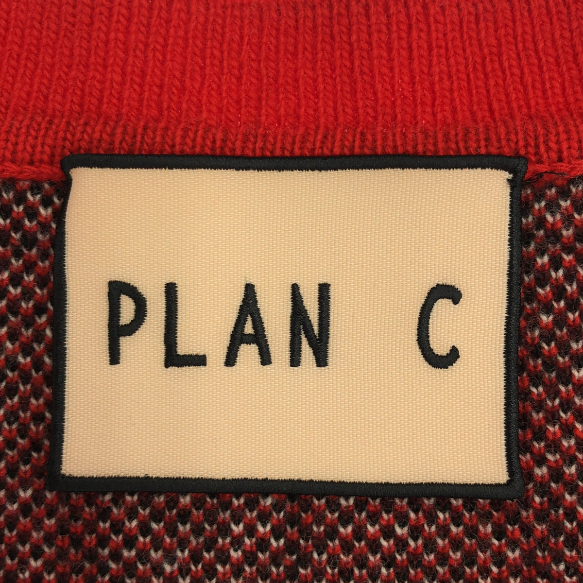 Plan C / プランシー | 格子柄 ニットベスト | 38 | レディース