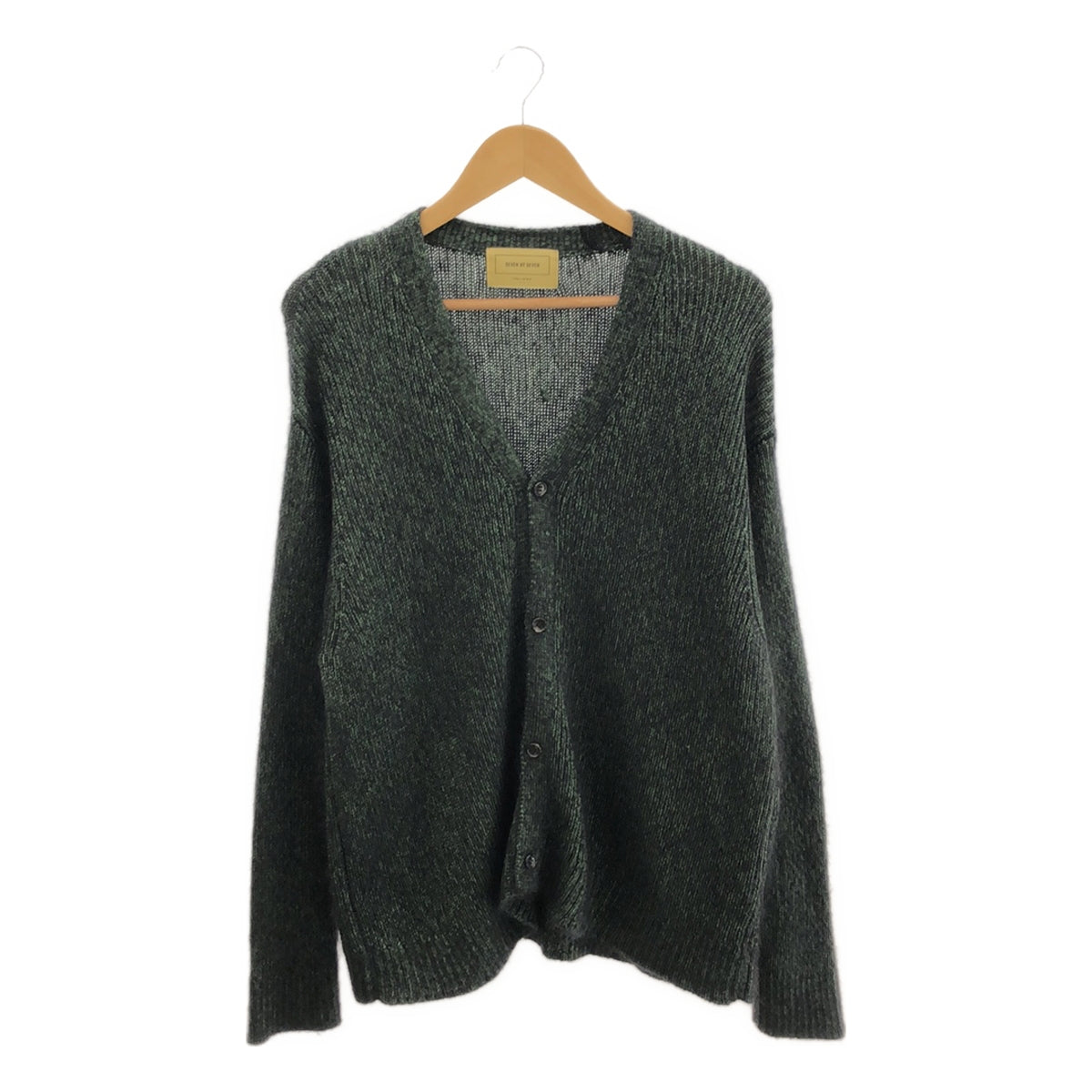 SEVEN BY SEVEN / セブン バイ セブン | 2022AW | KNIT CARDIGAN Silk mohair シルク モ – KLD
