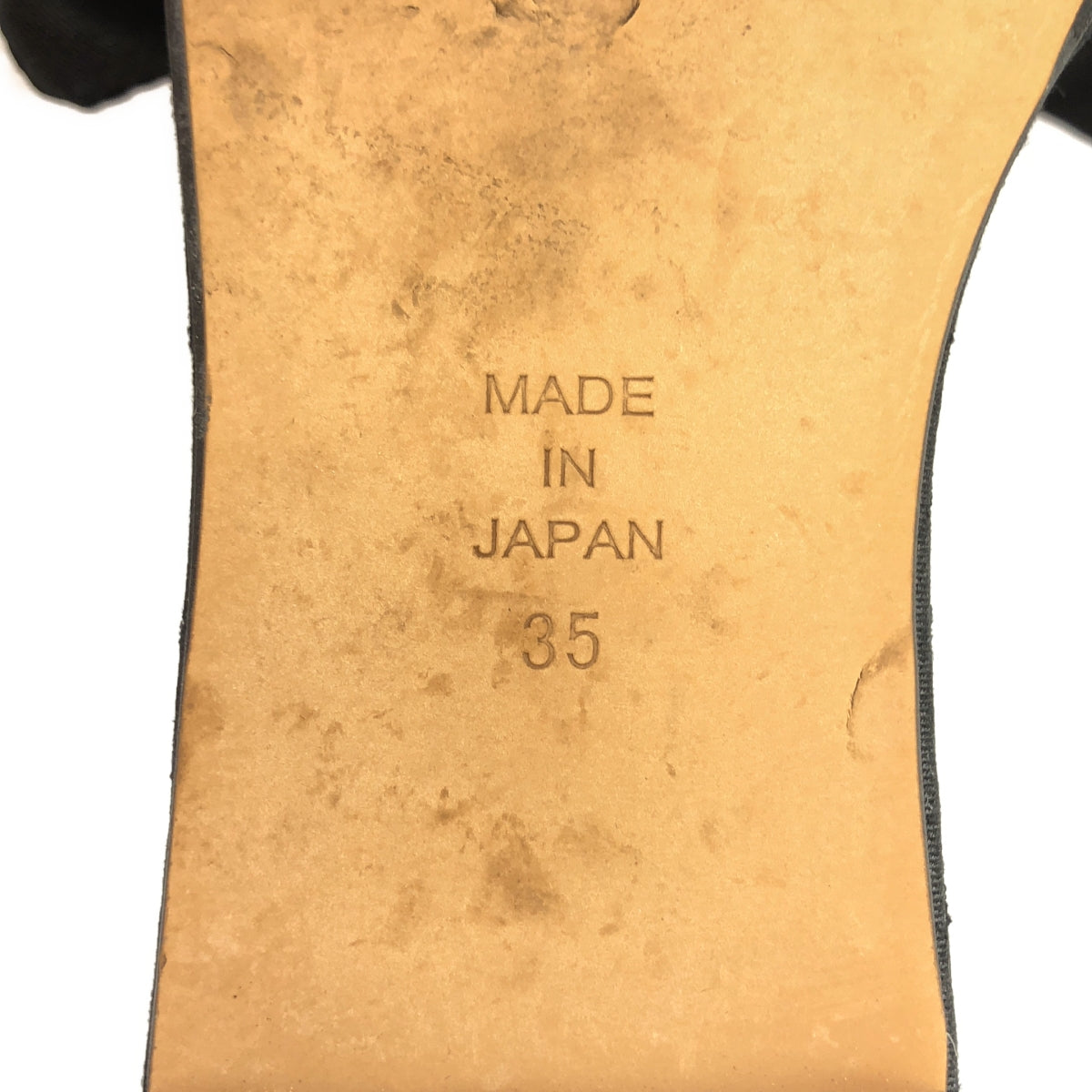 【美品】 IENA / イエナ | 2023AW | リボンサンダル | 35 | ブラック | レディース