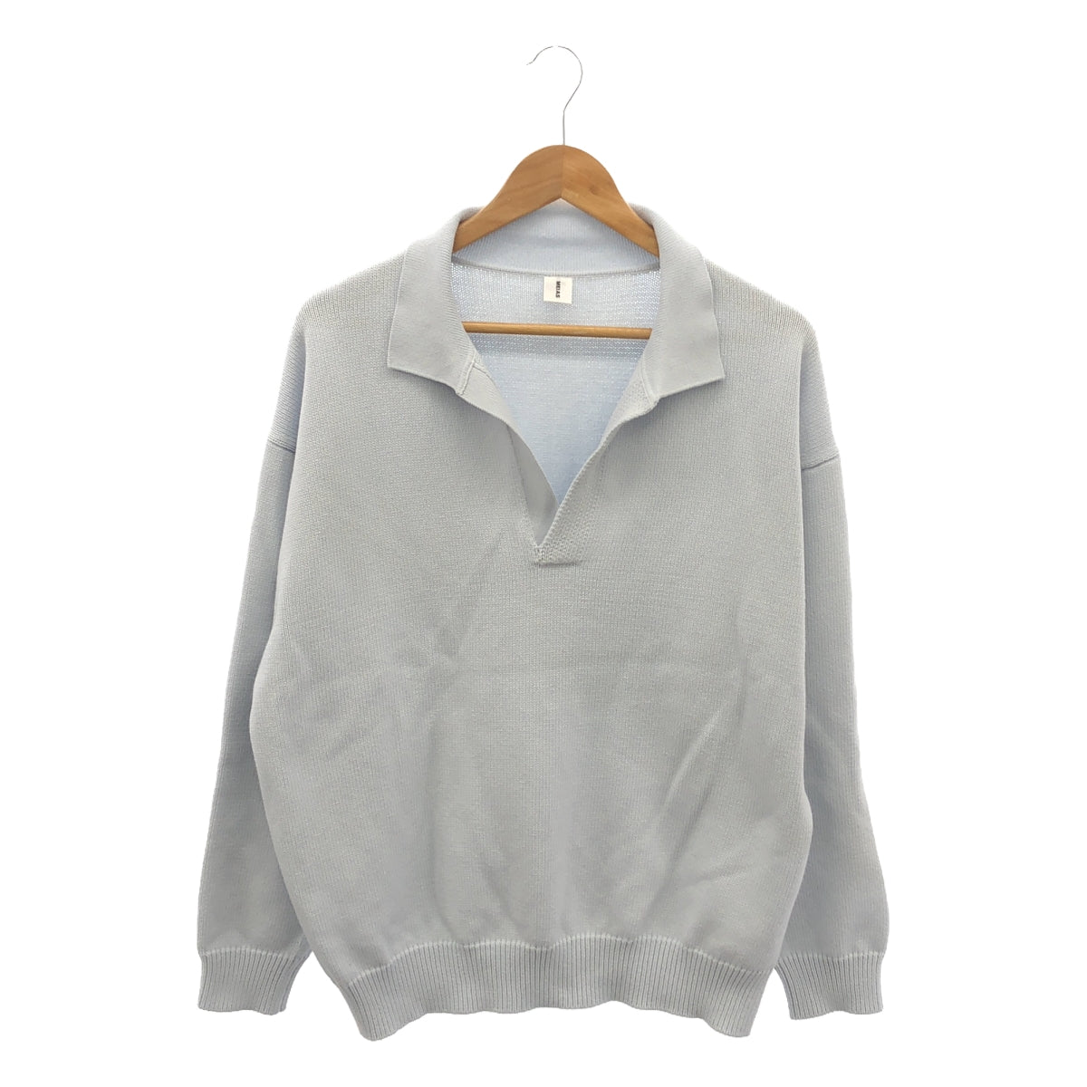 MEIAS / メイアス | LILY CO/PE SKIPPER PULL OVER / スキッパー ニット プルオーバー | L | ブ – KLD