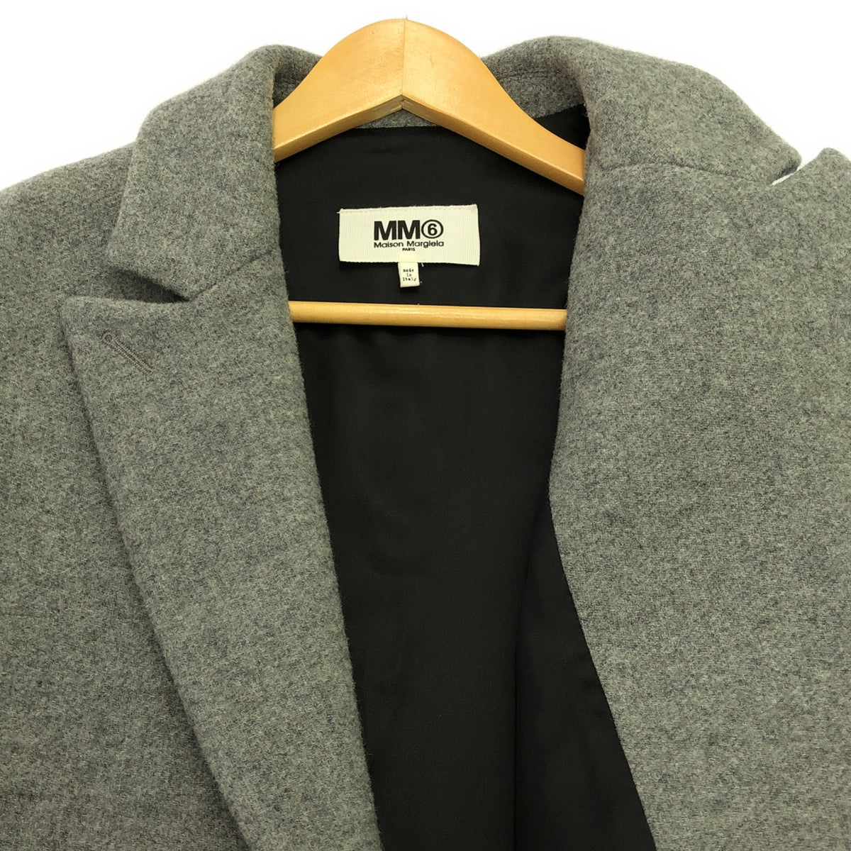 MM6 Maison Margiela | Wool Chesterfield Coat | Size 38 | Women's