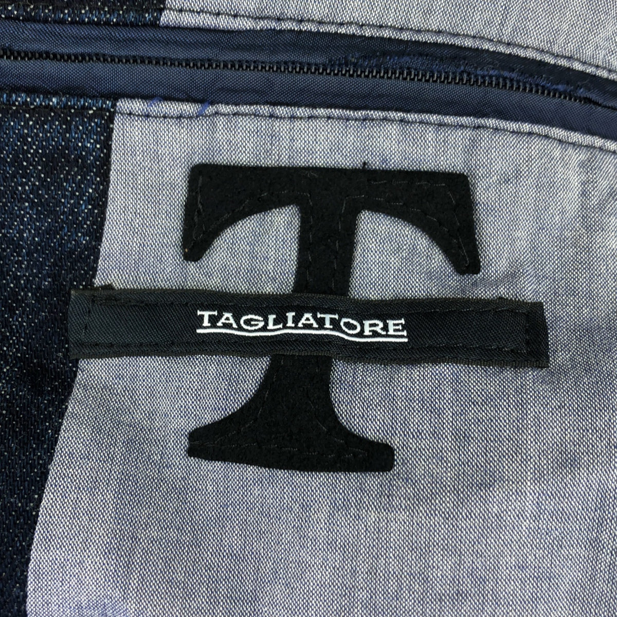 TAGLIATORE / タリアトーレ | ALFRED/L デニム トレンチコート | 46 | インディゴ | メンズ