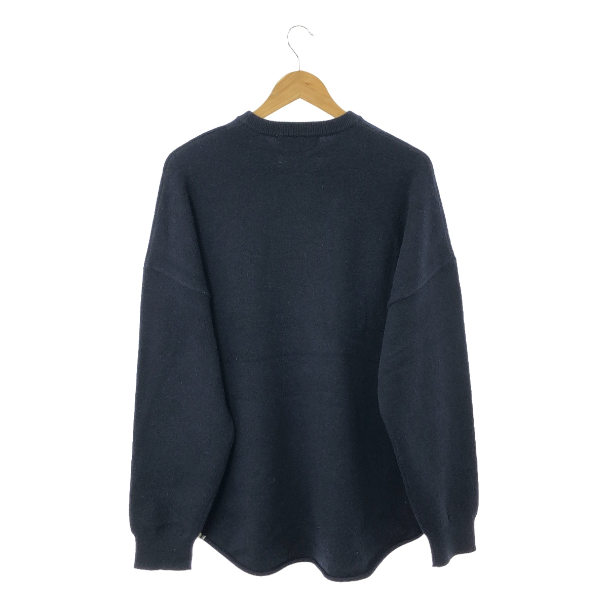 extreme cashmere / エクストリームカシミヤ | n°53 crew top カシミヤ混 ラウンドヘム クルーネックニット |
