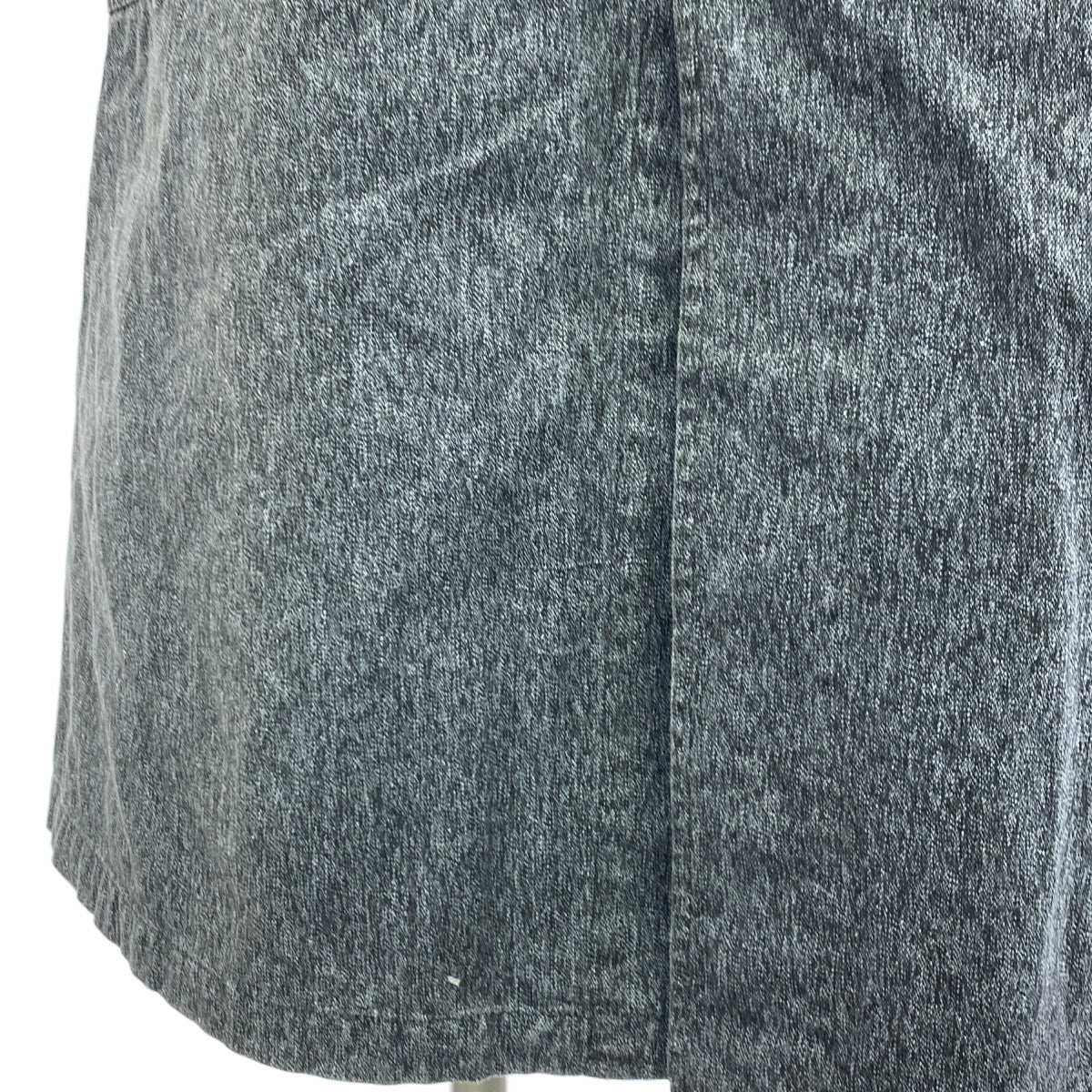 EURO VINTAGE | Estimated 40s-50s Vintage Black Chambray Atelier Coat, Salt and Pepper | 92-115 | Grey | Men's