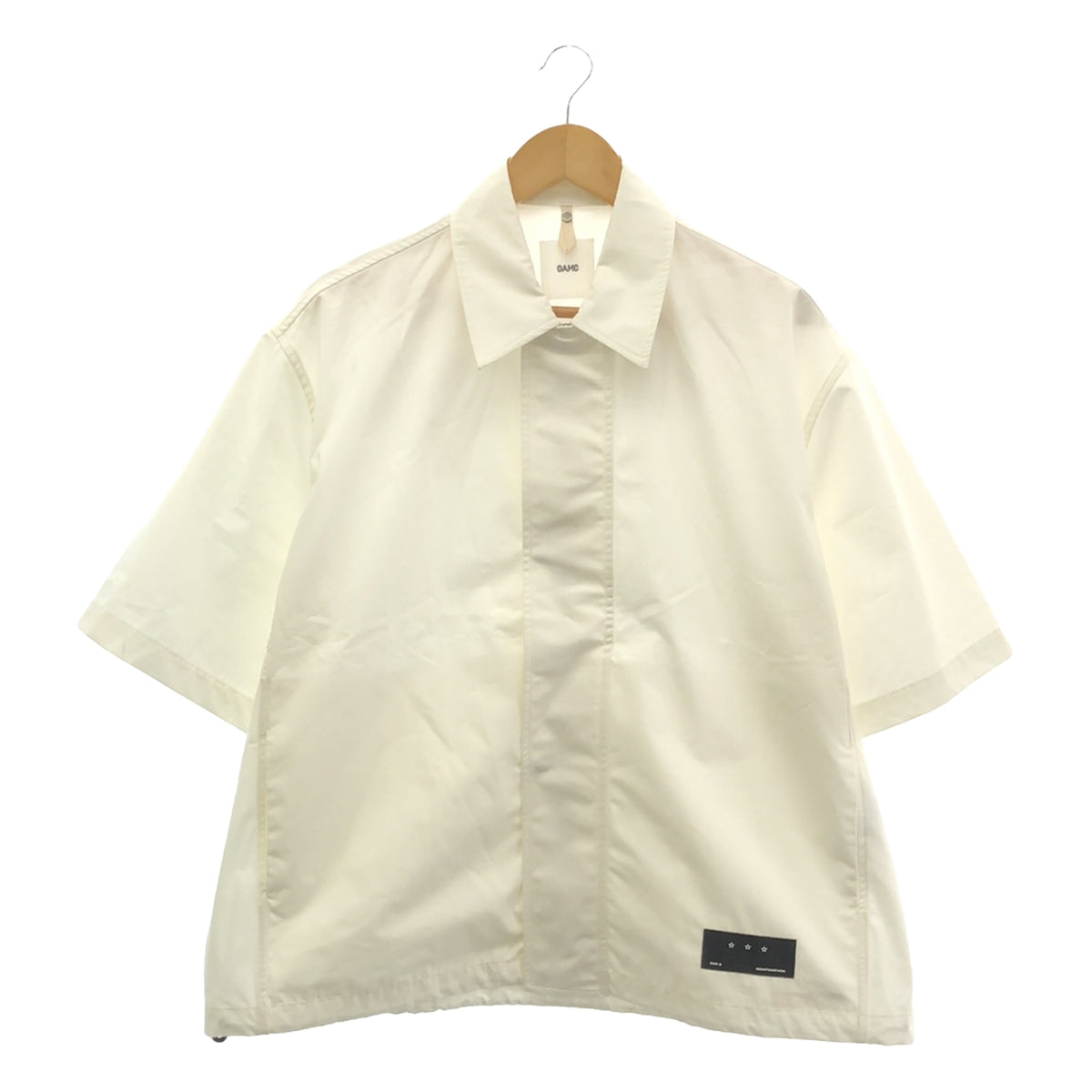 美品】 OAMC / オーエーエムシー | 2024SS | SALLY SHIRT COFFEE / フライフロント ジップ オーバーシ – KLD