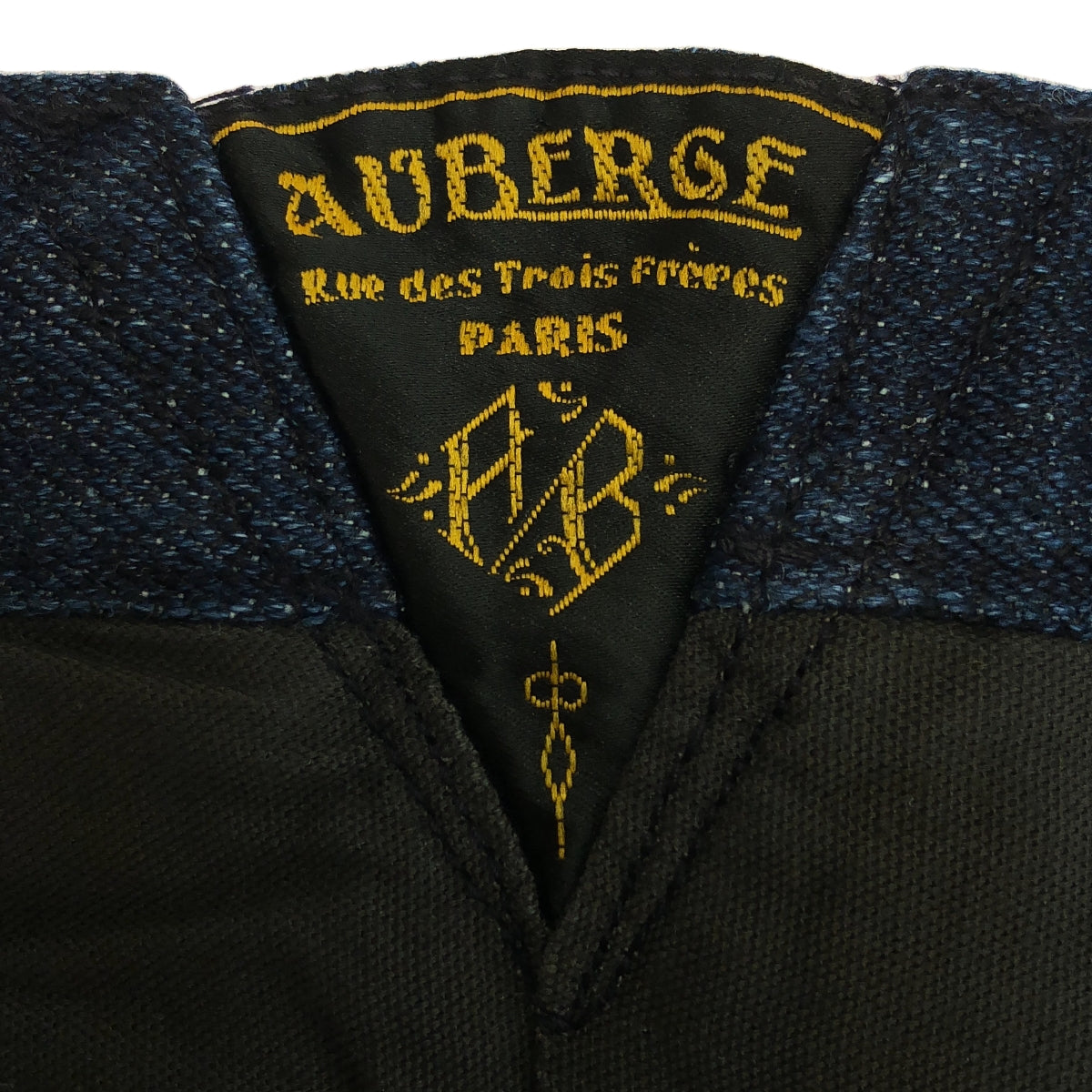 AUBERGE / オーベルジュ | JARDIN FR コットンシルクリネン シンチバック デニムパンツ | 44 | メンズ
