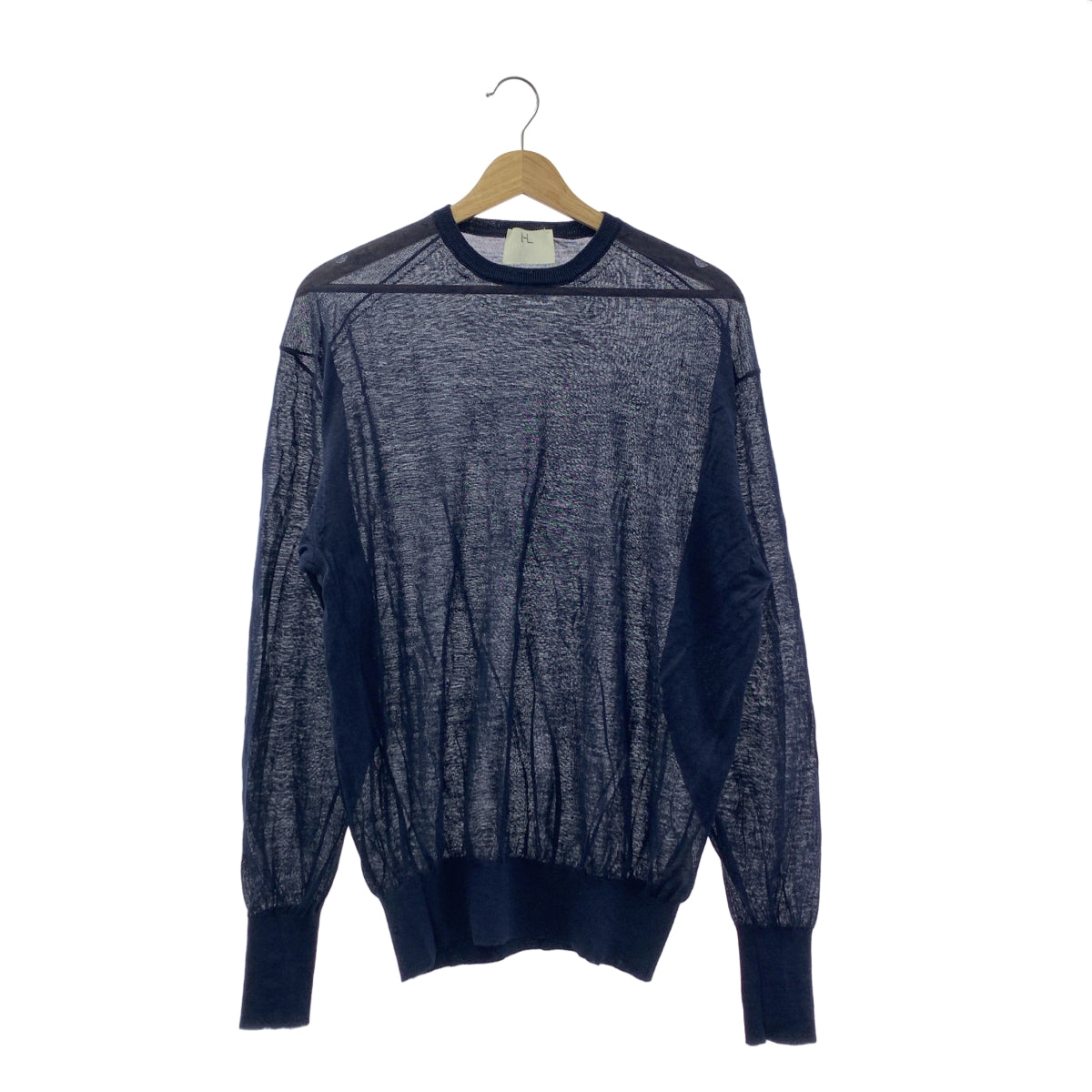 定価5万 ロンハーマン別注 ヘリル リネン シアーニット ネイビー ニット Ron Herman / ロンハーマン | 別注 HERILL リネン シアーニット