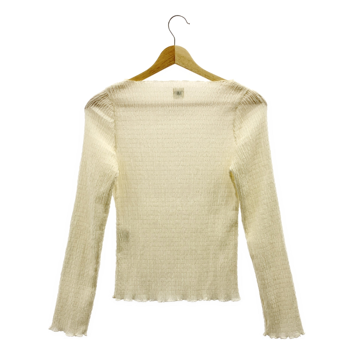 Ron Herman | 聚酯褶皺長袖上衣 | XS | 女款