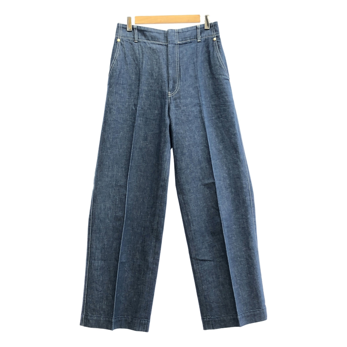 ［美品］ebure エブール Reactive ワイド デニム パンツ 38 ebure / エブール | Reactive ワイド デニム パンツ | 38