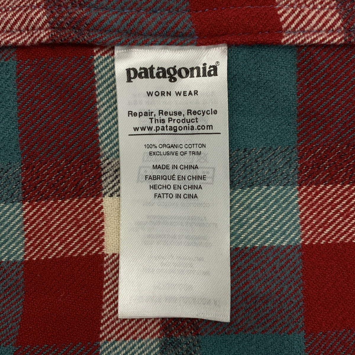 Patagonia / 파타고니아 | 피요르드 플란넬 체크 셔츠 | XS | 남성