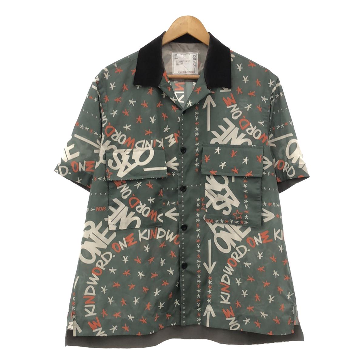 美品】 sacai / サカイ | 2023SS | × Eric Haze Bandana Print Shirt / 異素材 切替 総 – KLD