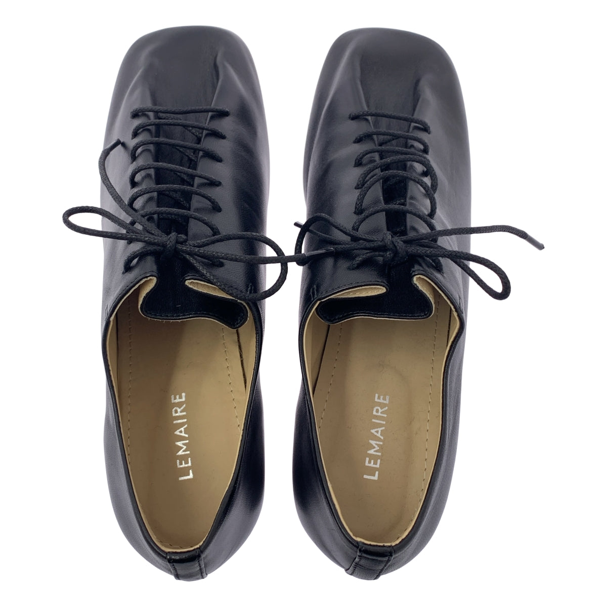 LEMAIRE / Lemaire | SOURIS CLASSIC DERBIES 55 / 羊皮納帕皮革德比鞋 | 38 | 女款