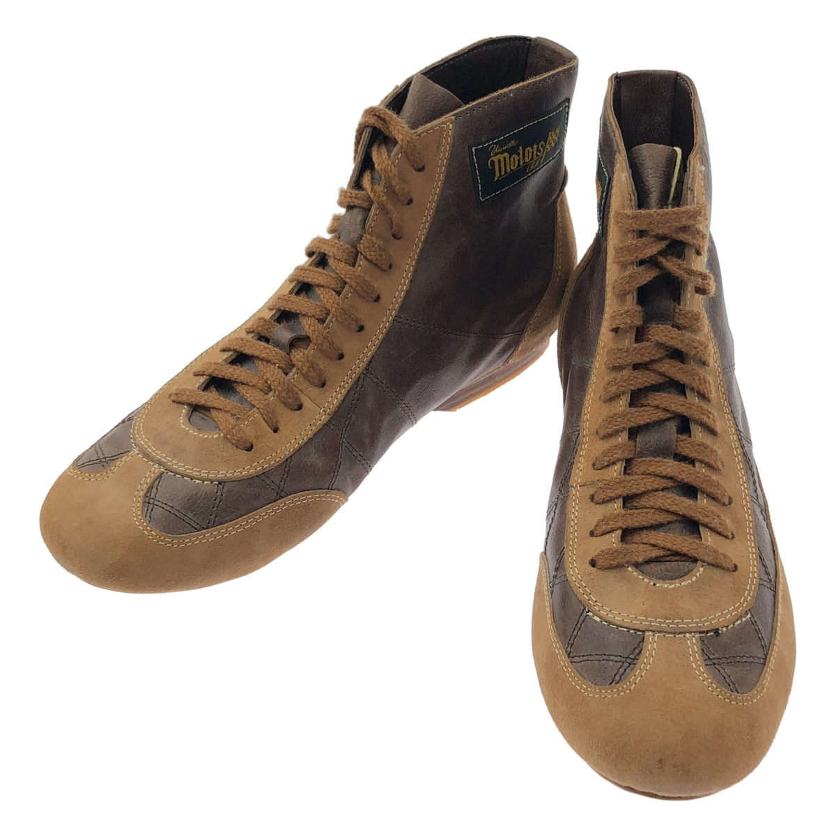 visvim / 비즈빔 | DRIVER-FOLK 가죽 하이컷 신발 | US8.5 | 브라운 | 남성