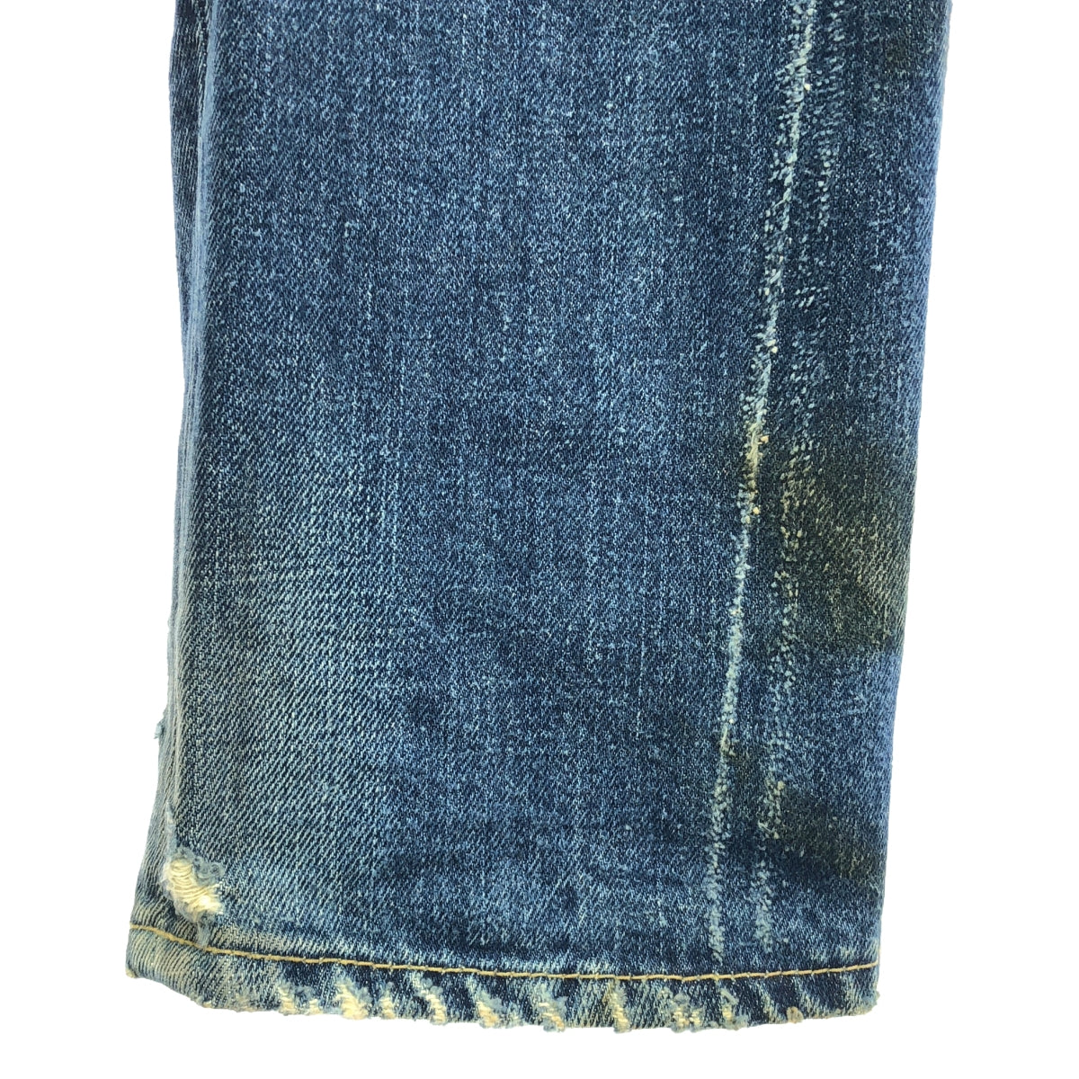 DSQUARED2 / ディースクエアード | 2008SS | ペイント&ダメージ加工 デニムパンツ | 44 | インディゴ | メンズ