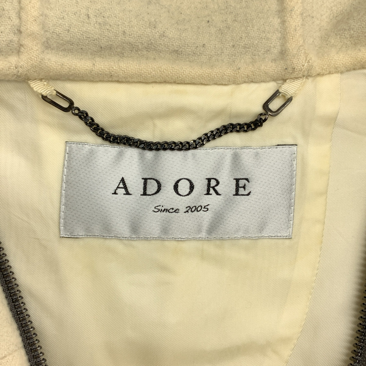 ADORE | 連帽粗呢大衣 | 尺寸 38 | 女款