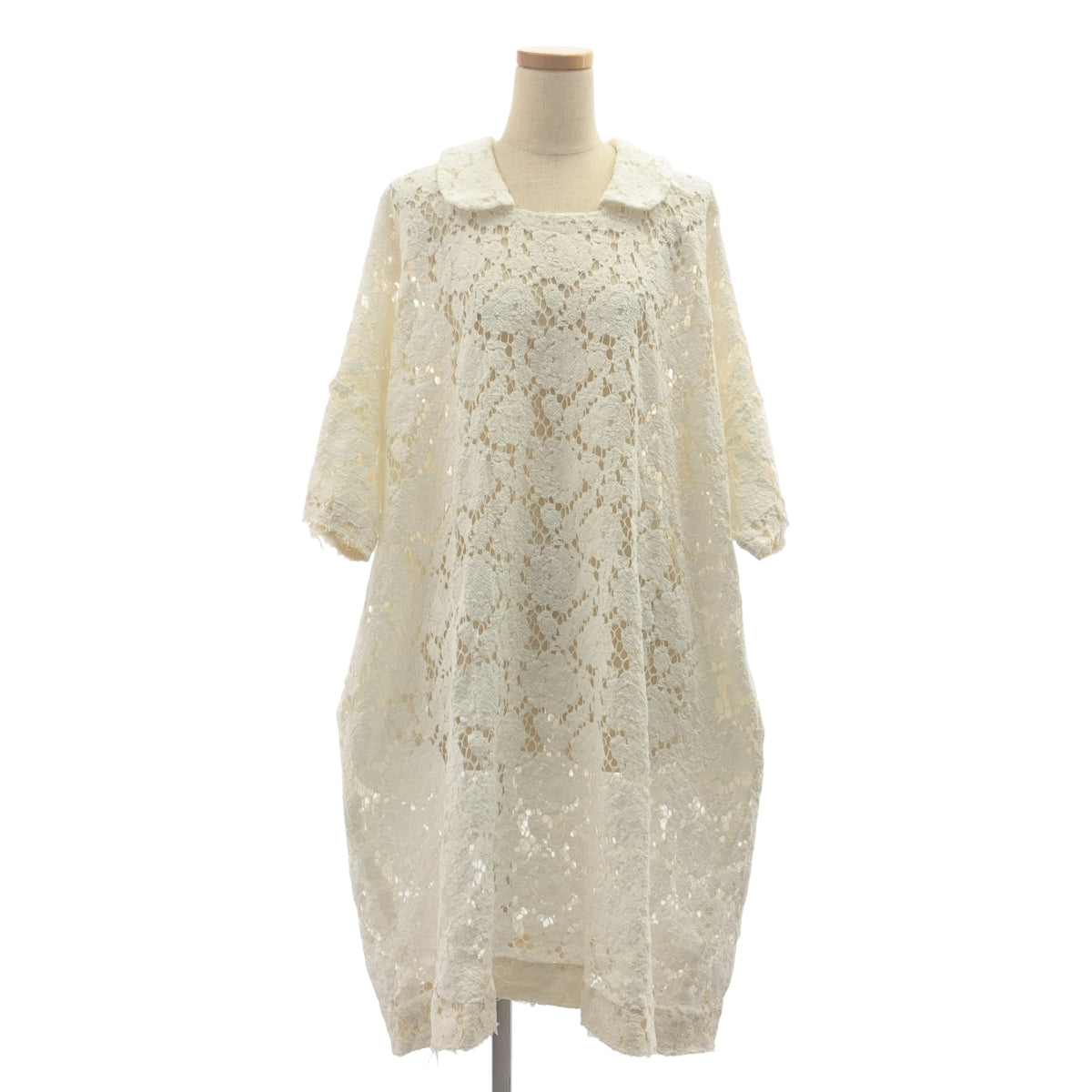 COMME des GARCONS COMME des GARCONS / Comme des | 2017春夏 |圓領鏤空蕾絲洋裝 |中號 |女性的