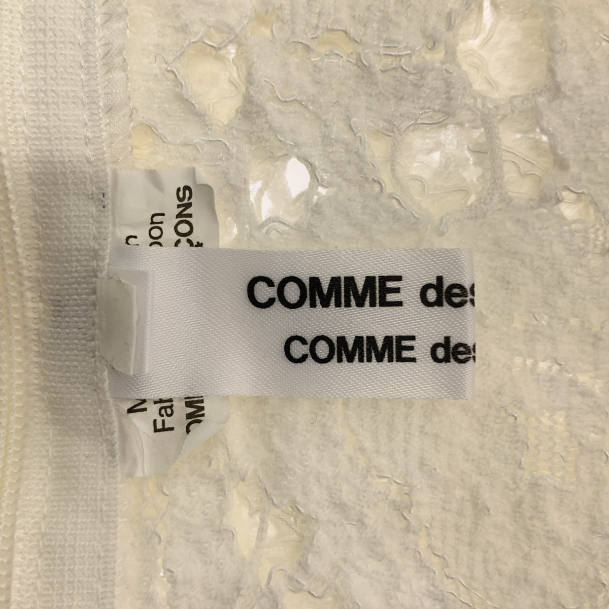 COMME des GARCONS COMME des GARCONS / Comme des | 2017春夏 |圓領鏤空蕾絲洋裝 |中號 |女性的
