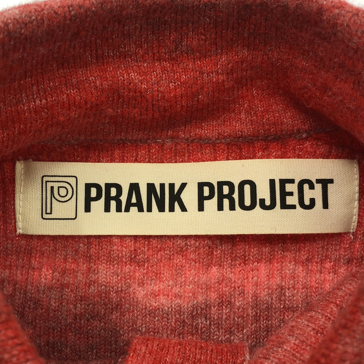 PRANK PROJECT / プランクプロジェクト | Blur Knit Shirt ブラーニットシャツ | F | レッド | レディース