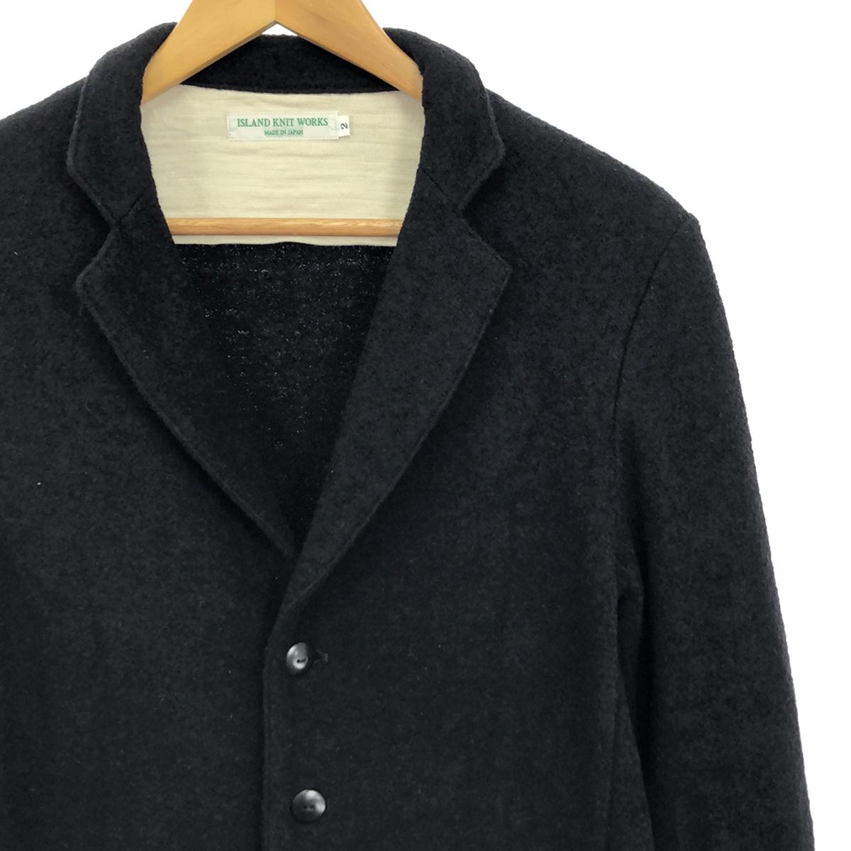 島嶼針織作品 / 島嶼針織作品 | 3B 單排扣外套 | 2 |黑色 |男士