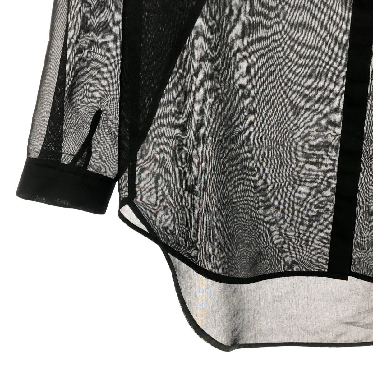 BORDERS at BALCONY | PUFF SLEEVE SHEER SHIRT | 36 | Women's