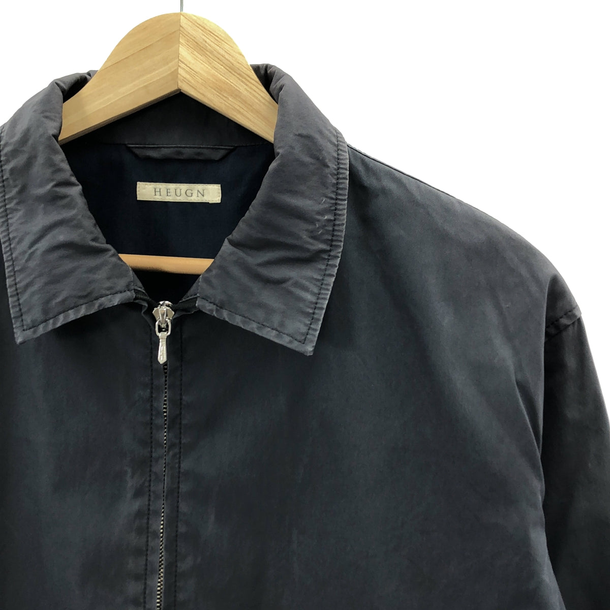 HEUGN / 유겐 | 더블 어저스터 풀 Zip 재킷 블루존 | 2 | Navy | 남성