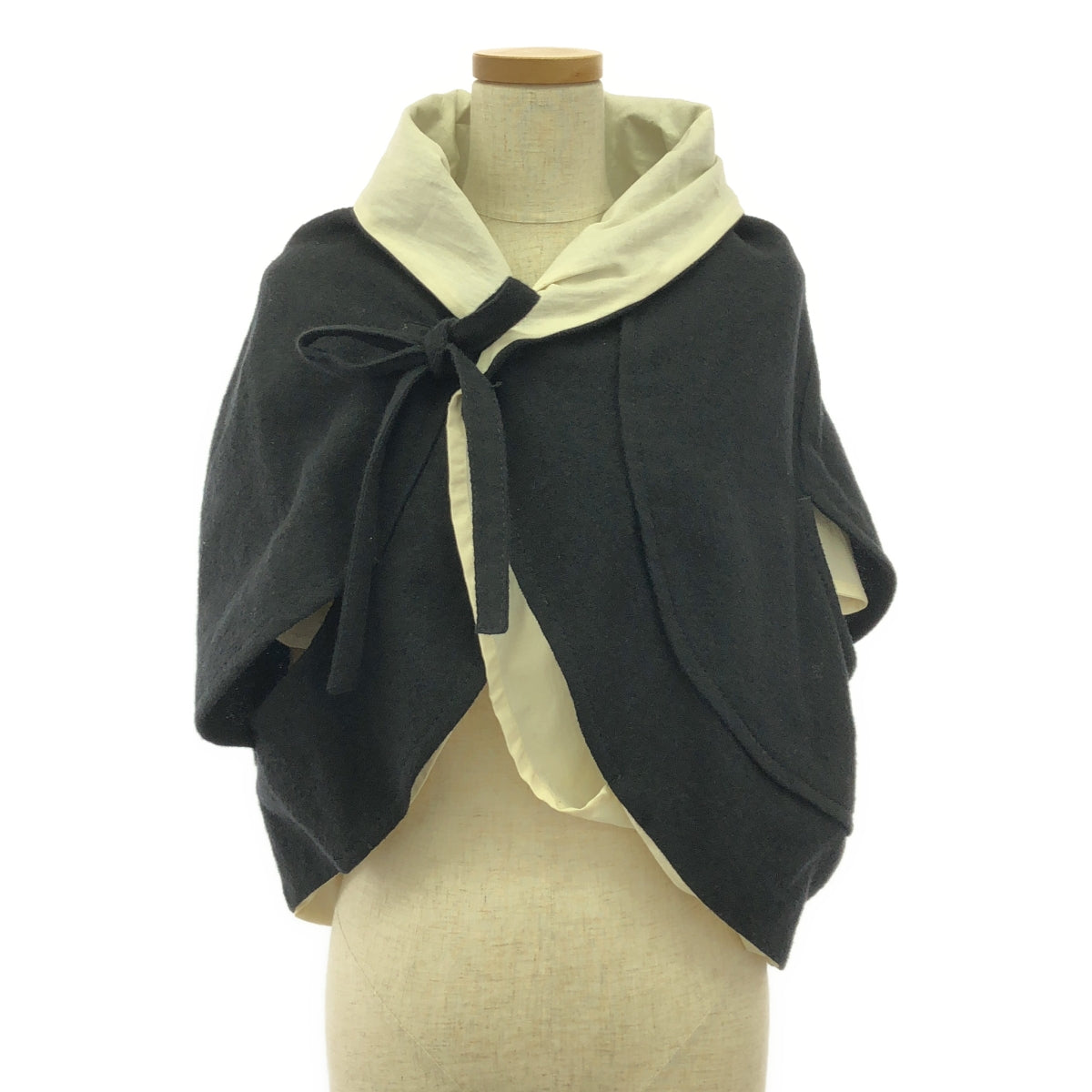 tricot COMME des GARCONS / トリココムデギャルソン | 2010AW | ウール フロントリボン ケープジャケット | S | レディース