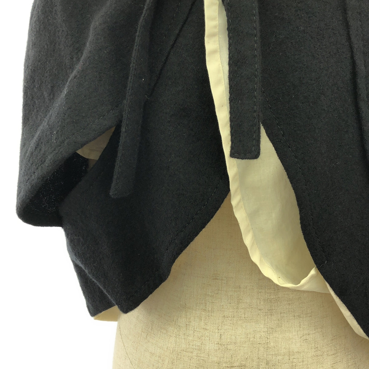 tricot COMME des GARCONS / トリココムデギャルソン | 2010AW | ウール フロントリボン ケープジャケット | S | レディース