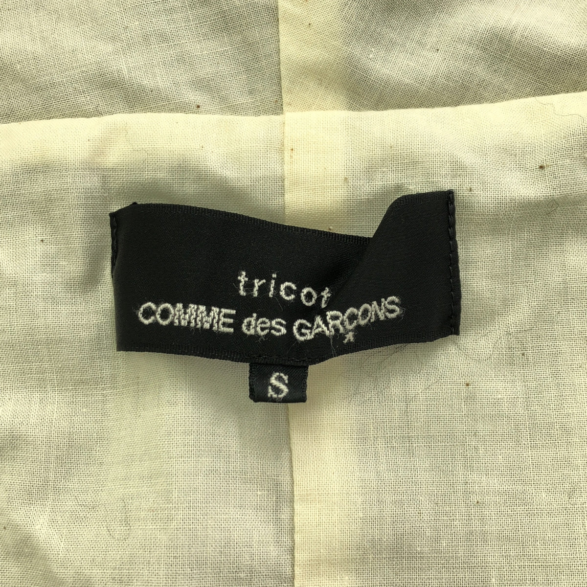 tricot COMME des GARCONS / トリココムデギャルソン | 2010AW | ウール フロントリボン ケープジャケット | S | レディース