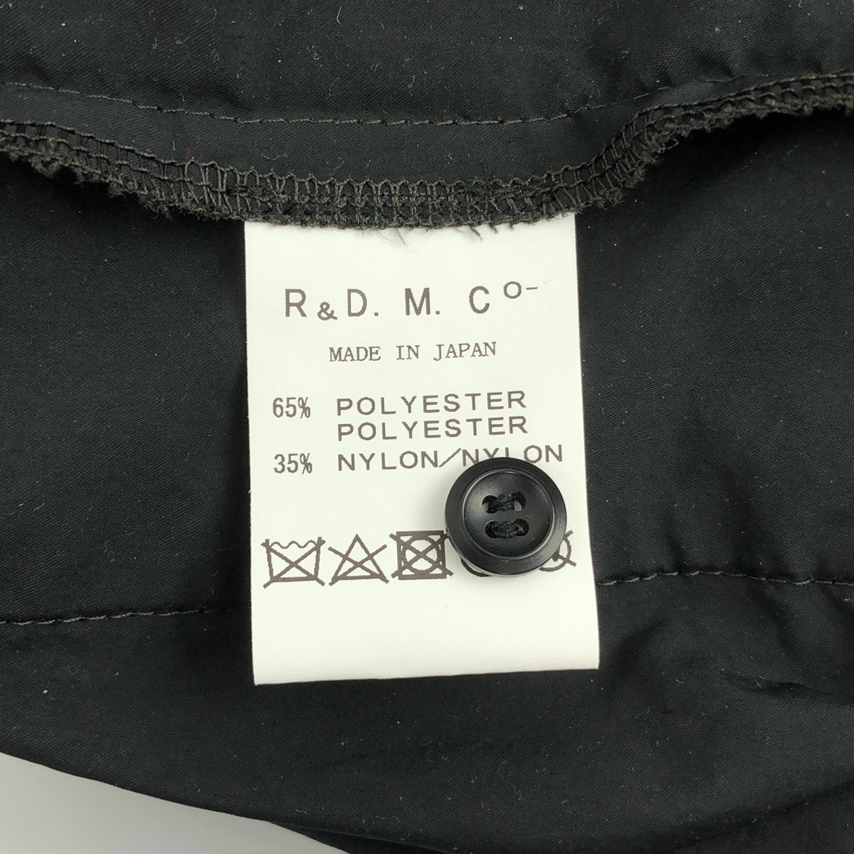 R&D.M.Co / Old Man's Tailor | GARMENT DYE FLY FRONT SMOCK DRESS Nylon blend gathered dress | F | Women's