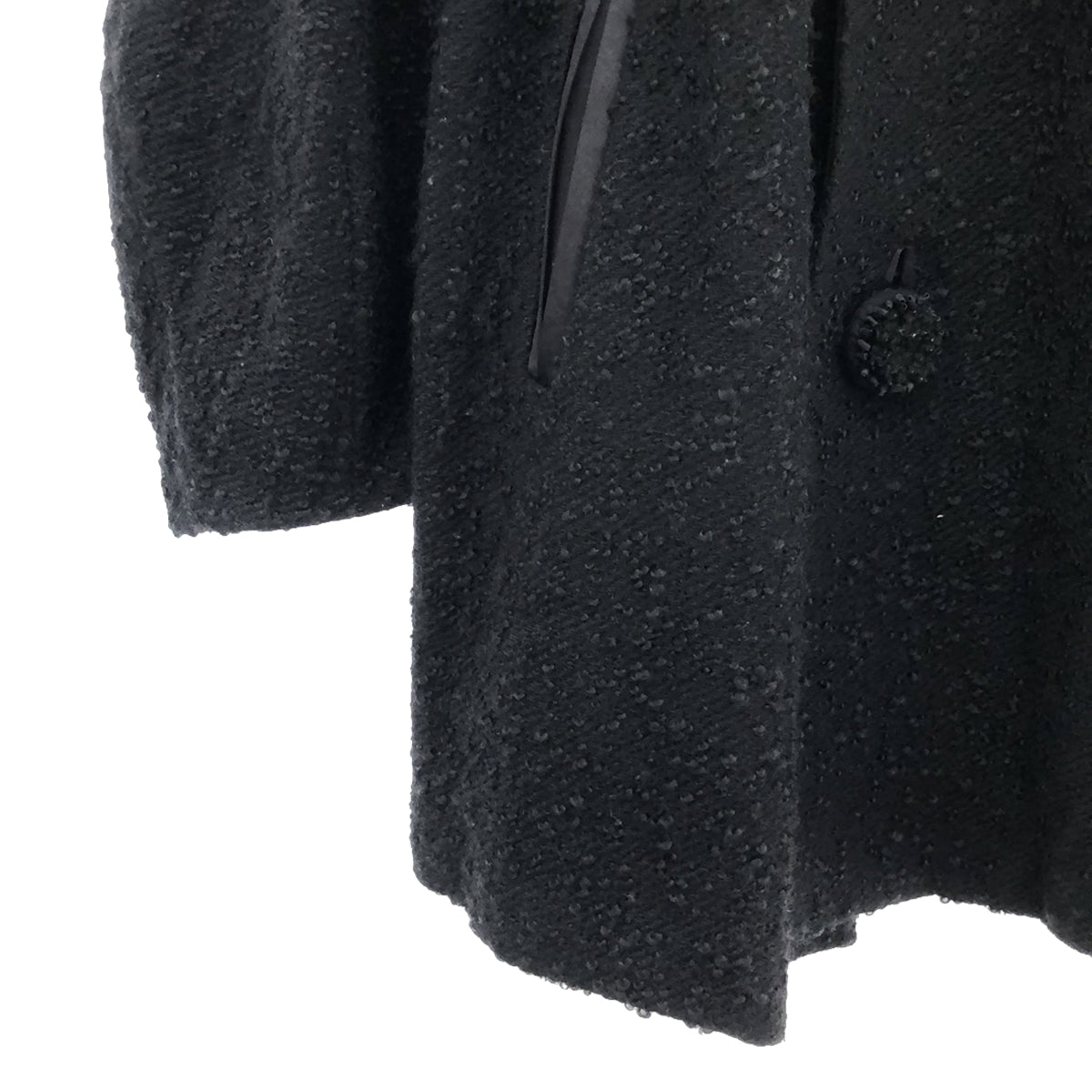 JUNYA WATANABE COMME des GARCONS / 준야와타나베 | 2002AW | 울 코쿤 쇼트 코트 | M | 블랙 | 여성
