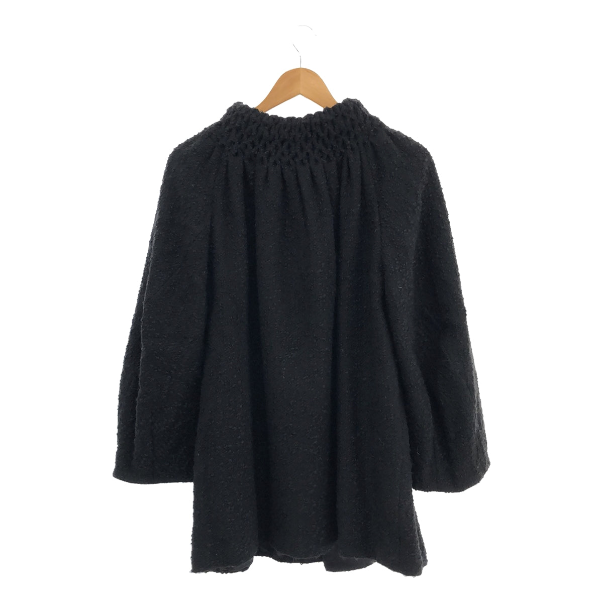 JUNYA WATANABE COMME des GARCONS / 준야와타나베 | 2002AW | 울 코쿤 쇼트 코트 | M | 블랙 | 여성