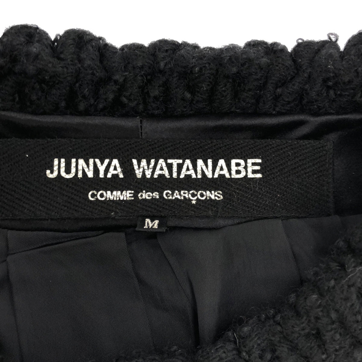 JUNYA WATANABE COMME des GARCONS / 준야와타나베 | 2002AW | 울 코쿤 쇼트 코트 | M | 블랙 | 여성