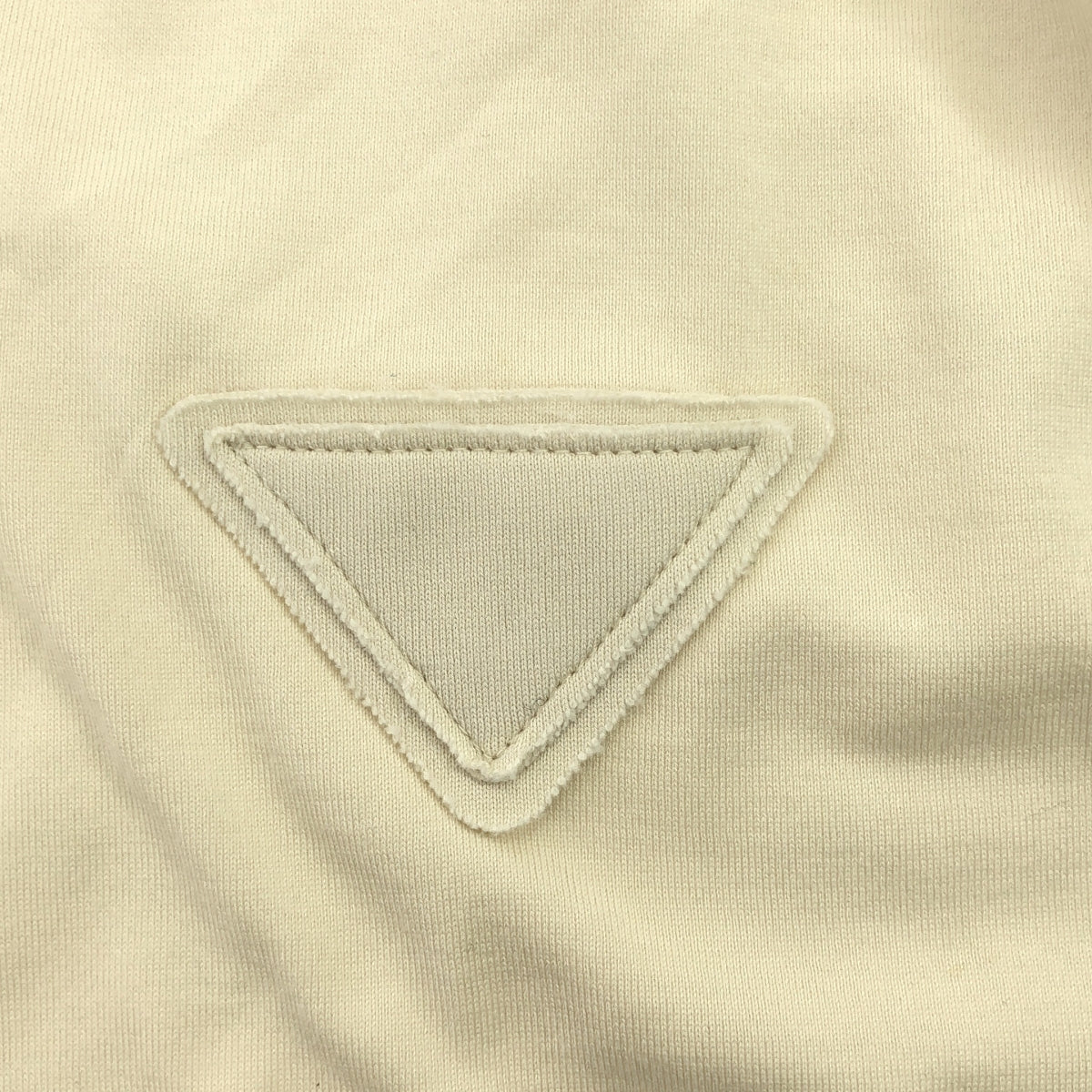 PRADA / プラダ | 2022 | トライアングルロゴ クルーネック コットン Tシャツ | S | メンズ
