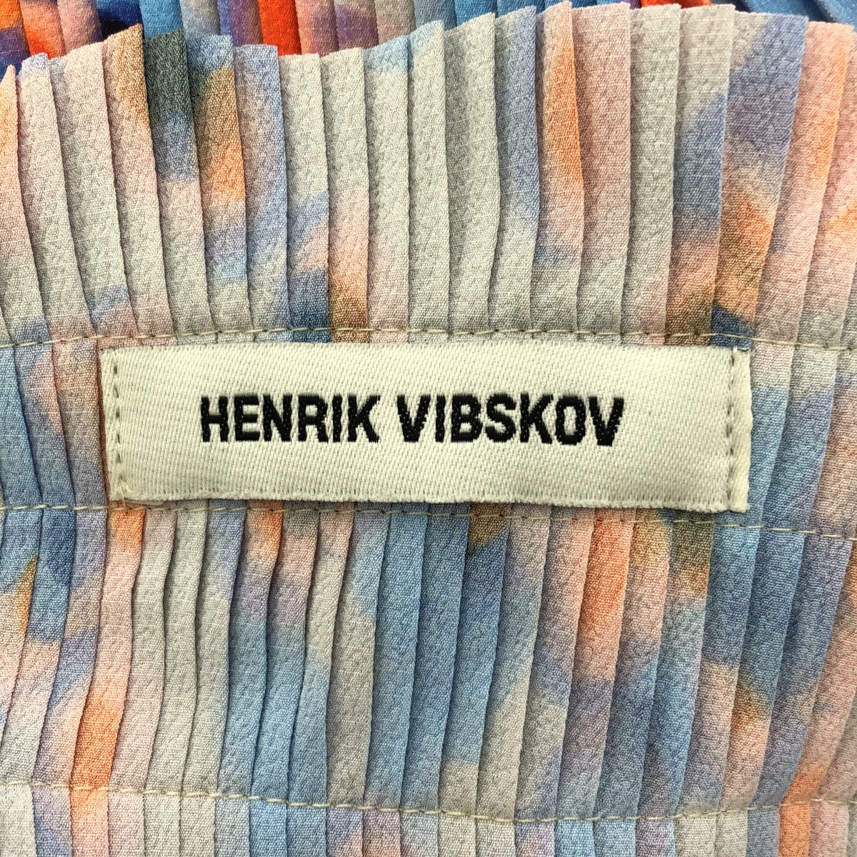 HENRIK VIBSKOV / ヘンリックヴィブスコフ | Satellite Plisse Kaftan Blouse Light Moon Flowers ラップスカート | L | マルチカラー | レディース