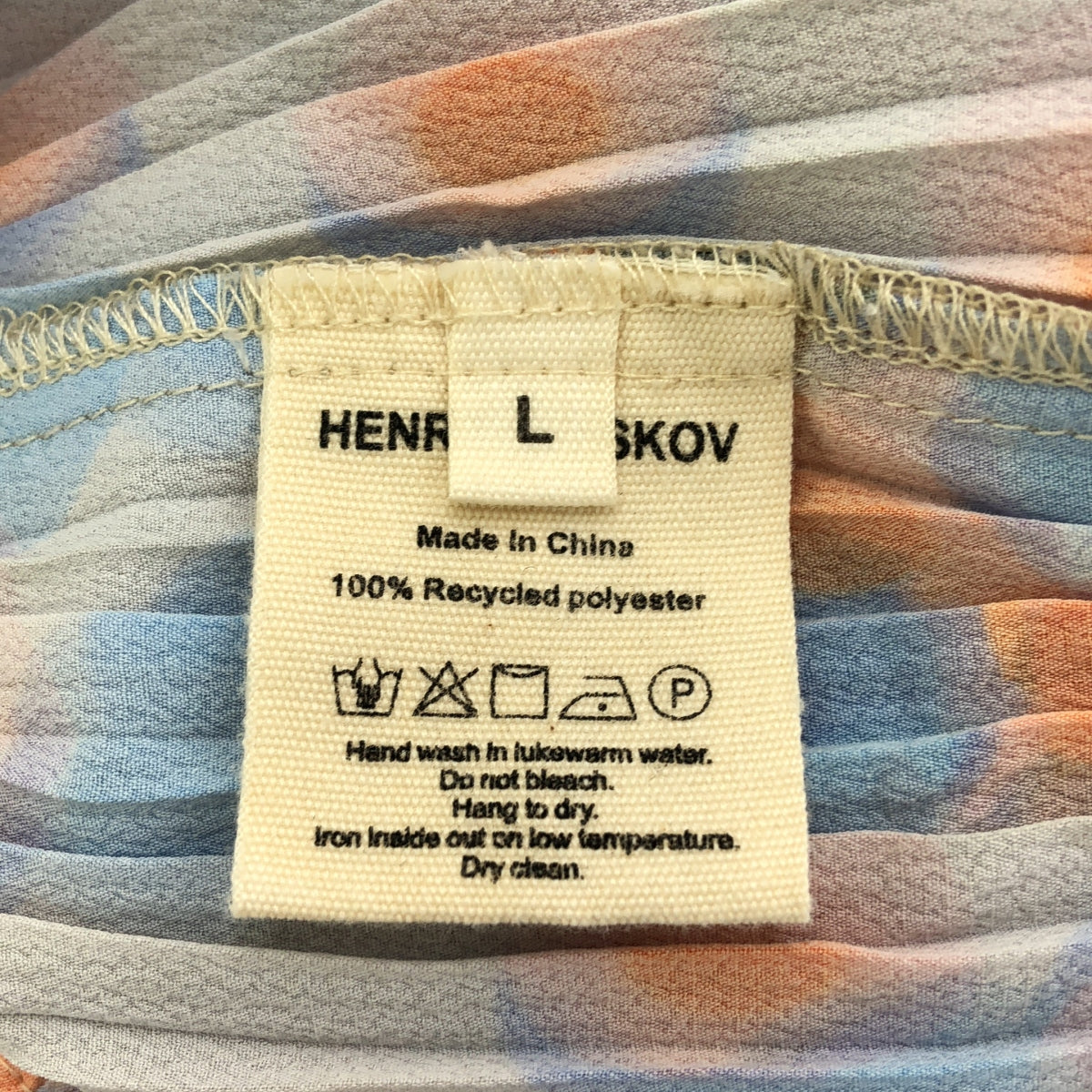 HENRIK VIBSKOV / ヘンリックヴィブスコフ | Satellite Plisse Kaftan Blouse Light Moon Flowers ラップスカート | L | マルチカラー | レディース