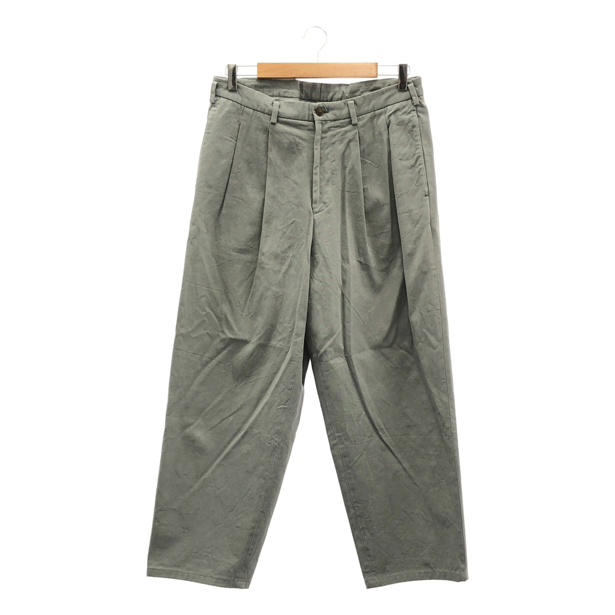 HEUGN / 유겐 | 2 택 테이퍼드 트라우저즈 팬츠 | 2 | light green | 맨즈