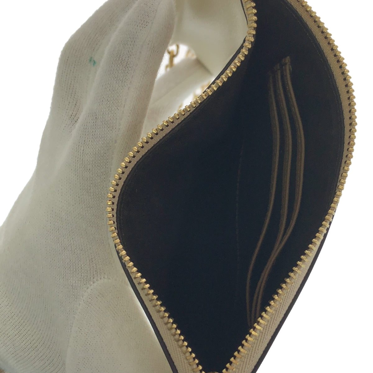 【美品】 ORSETTO / オルセット | COLLANA モバイル スマホ チェーンショルダーバッグ | アイボリー | レディース