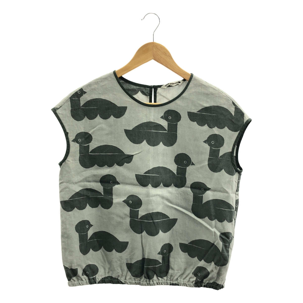 ミナペルホネン　2024SS Sea birds シーバード　コサージュ　ブルー mina perhonen / ミナペルホネン | 2024SS | sea birds / シーバード