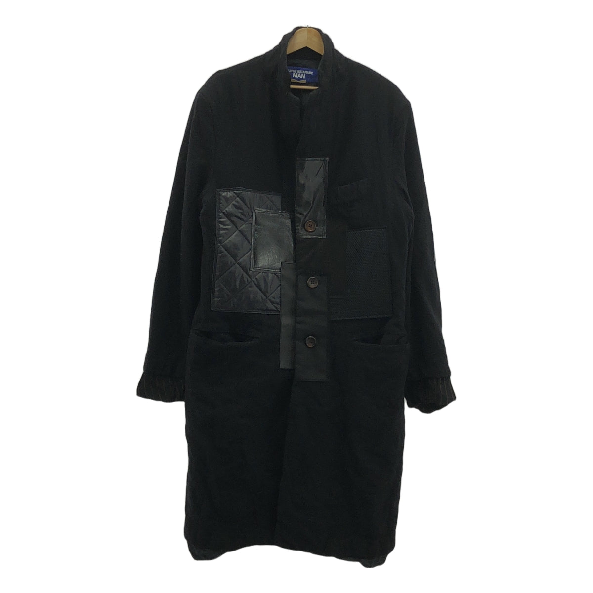 JUNYA WATANABE MAN / ジュンヤワタナベマン | 2023AW | ウール サージ製品縮絨 パッチワークコート | L | メンズ