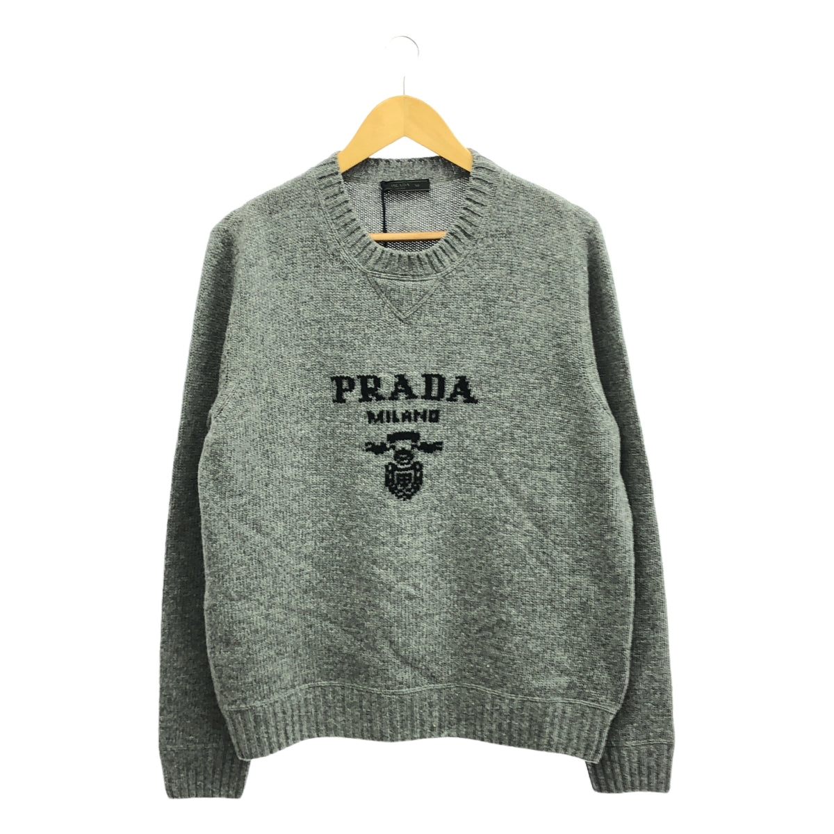 PRADA / Prada | Wool Cashmere Crew Neck Sweater Knit | 50 | Men's