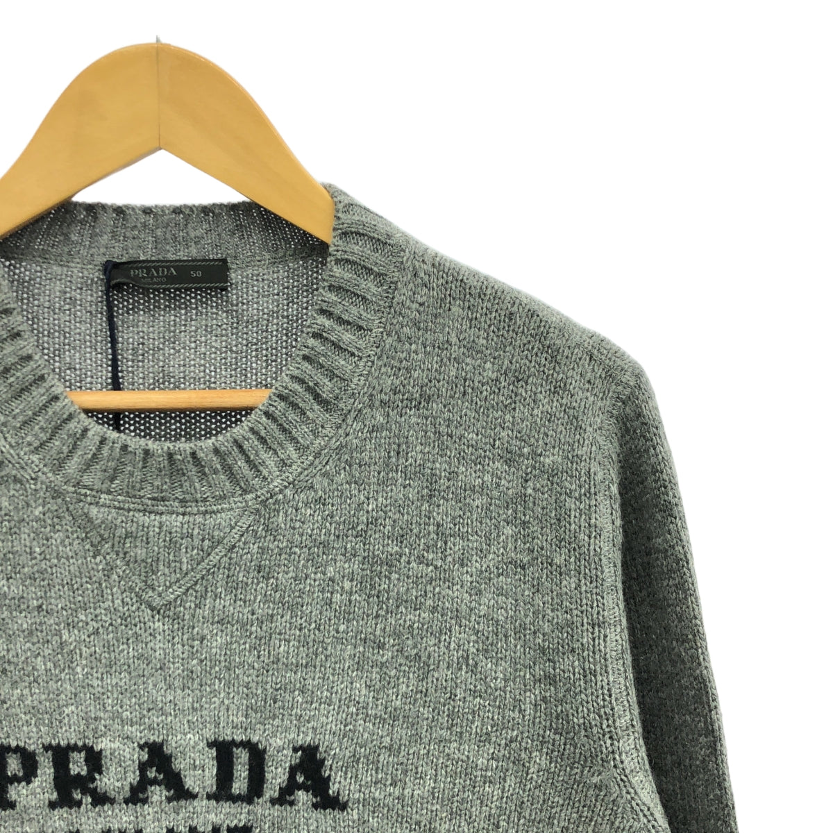 PRADA / Prada | Wool Cashmere Crew Neck Sweater Knit | 50 | Men's