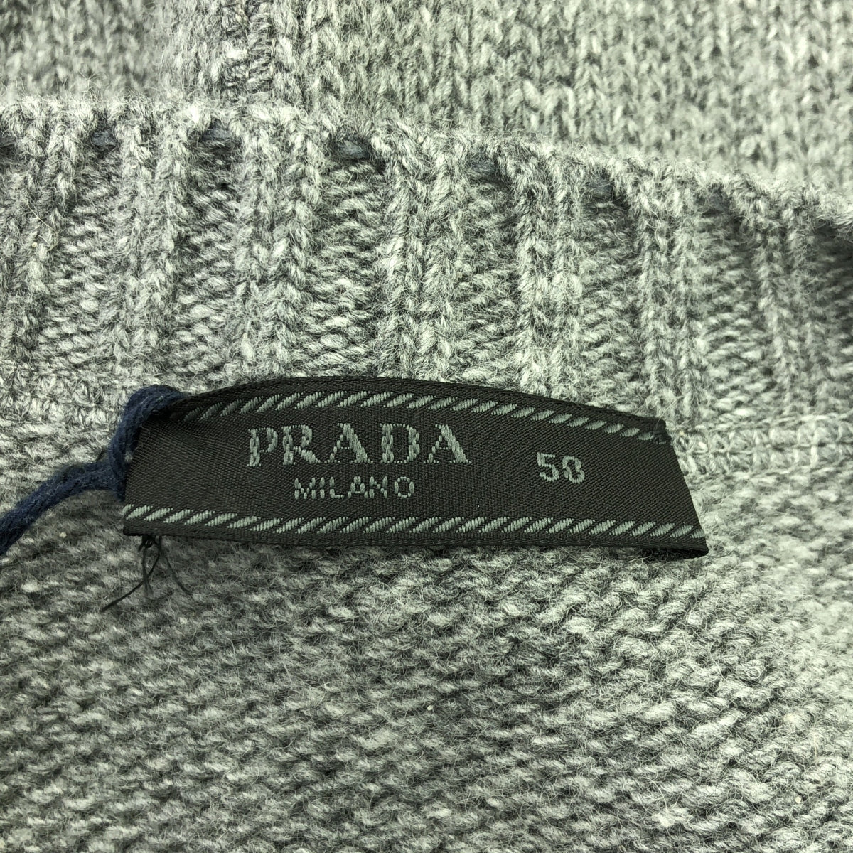 PRADA / Prada | Wool Cashmere Crew Neck Sweater Knit | 50 | Men's