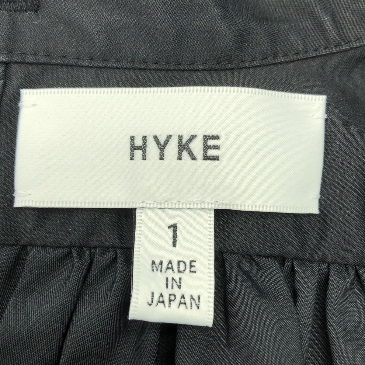 HYKE | 2020AW | BIB FRONT / 繫腰帶開衩襯衫裙 | 1 | 女款