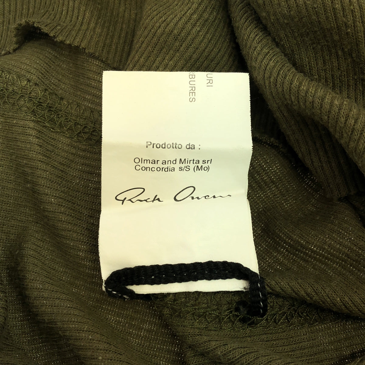 Rick Owens / リックオウエンス | コットン リブニット プルオーバー | M | メンズ