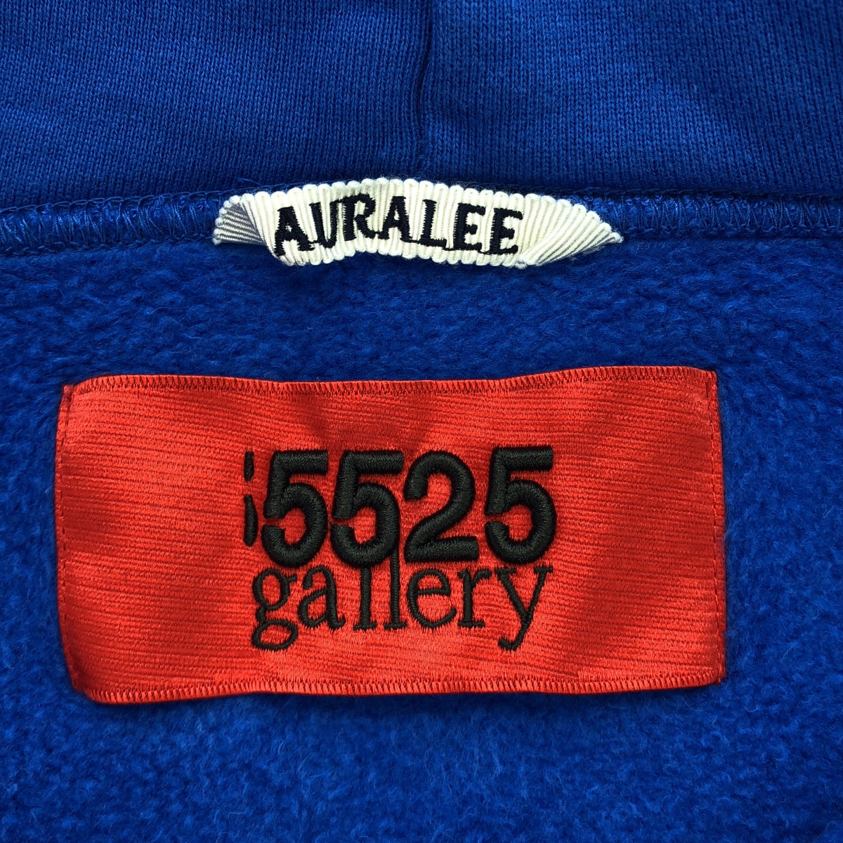 AURALEE / オーラリー | ×5525gallery ハーフジップ パーカー | 3 | ブルー | メンズ